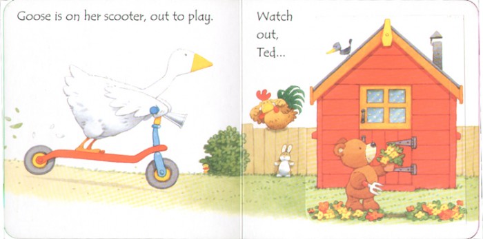 ted and friends goose loose book usborne