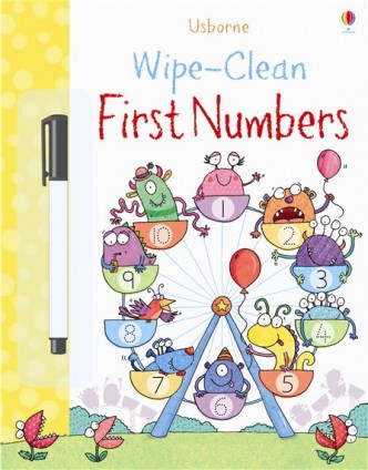 wipe clean first numbers usborne